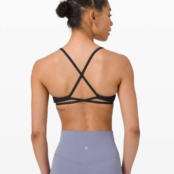 NWOT Lululemon Quiet Within Bra Black Nulu - Picture 2 of 7